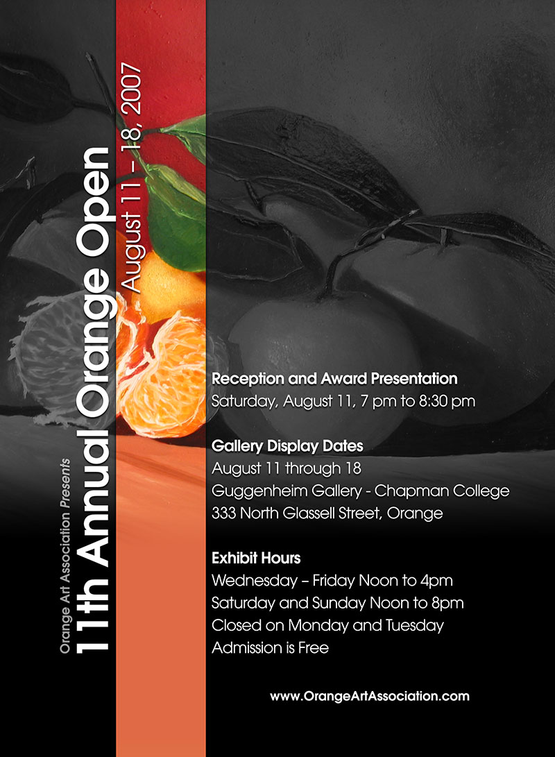 11th Annual Orange Open Post Card