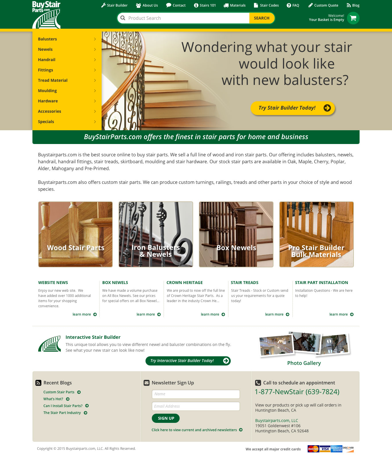 Buy Stair Parts Website